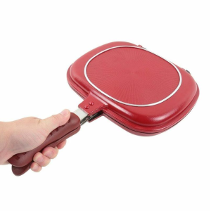 HIGH QUALITY DOUBLE SIDED FRYING PAN